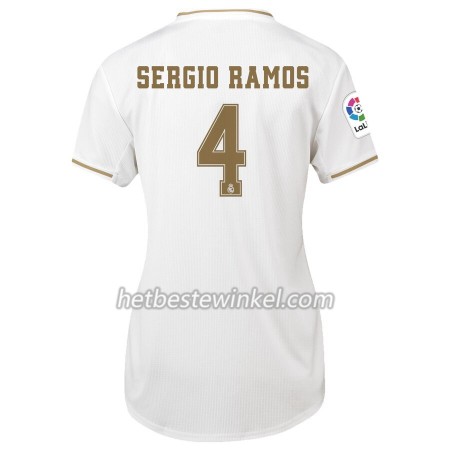Real Madrid Sergio Ramos 4 Dames Voetbalshirts Thuis 2019/20
